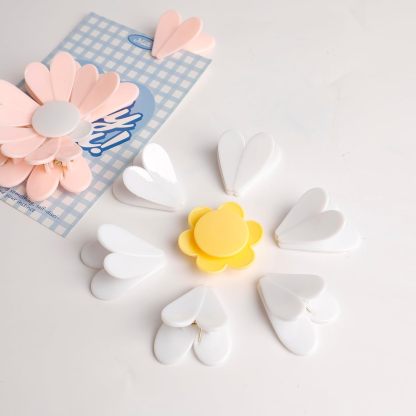 2-in-1 Daisy Magnetic Food Bag Clips – Detachable Flower Clips (2-Pack)