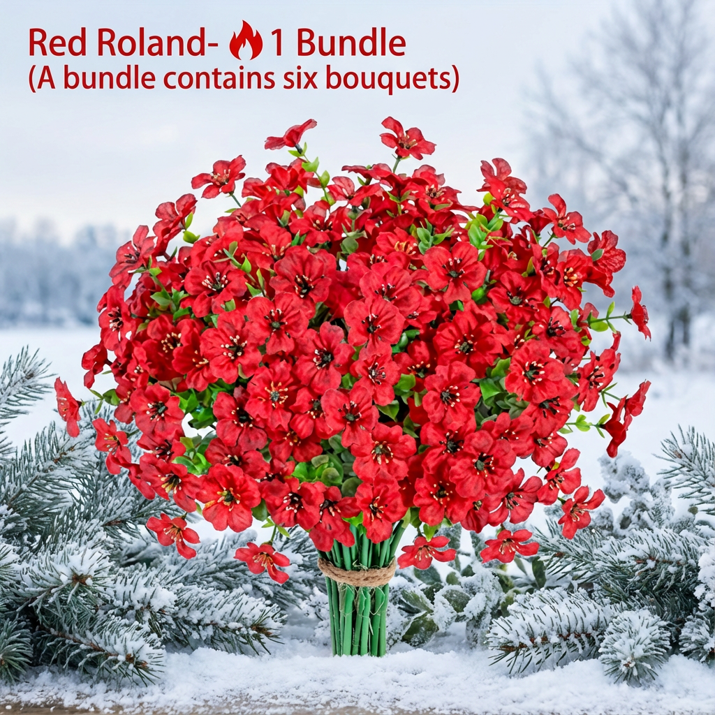 ☀️UV resistant, Waterproof, Windproof 🌪️Artificial Outdoor Flower Bush-keep the spring sunshine for you at all times