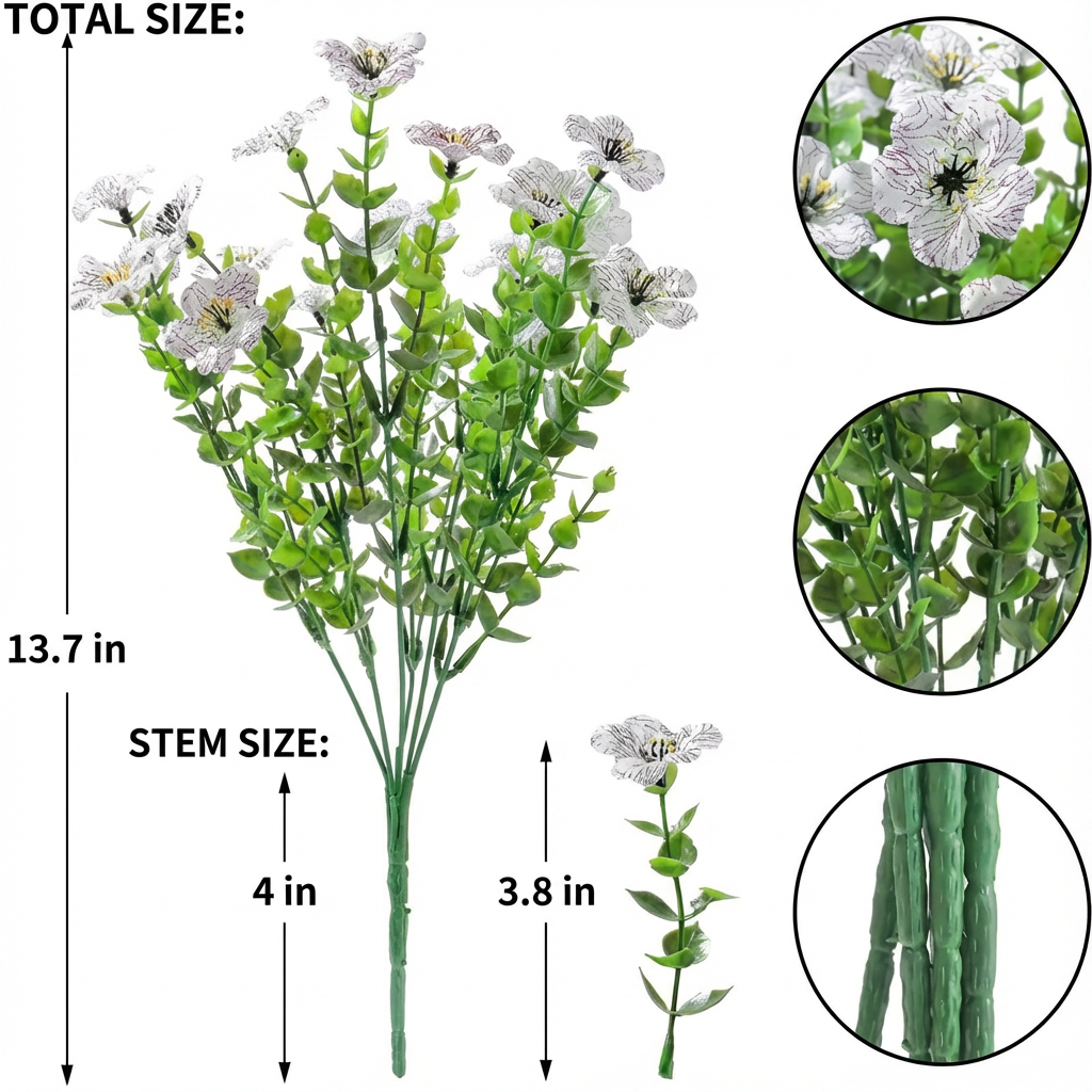 ☀️UV resistant, Waterproof, Windproof 🌪️Artificial Outdoor Flower Bush-keep the spring sunshine for you at all times