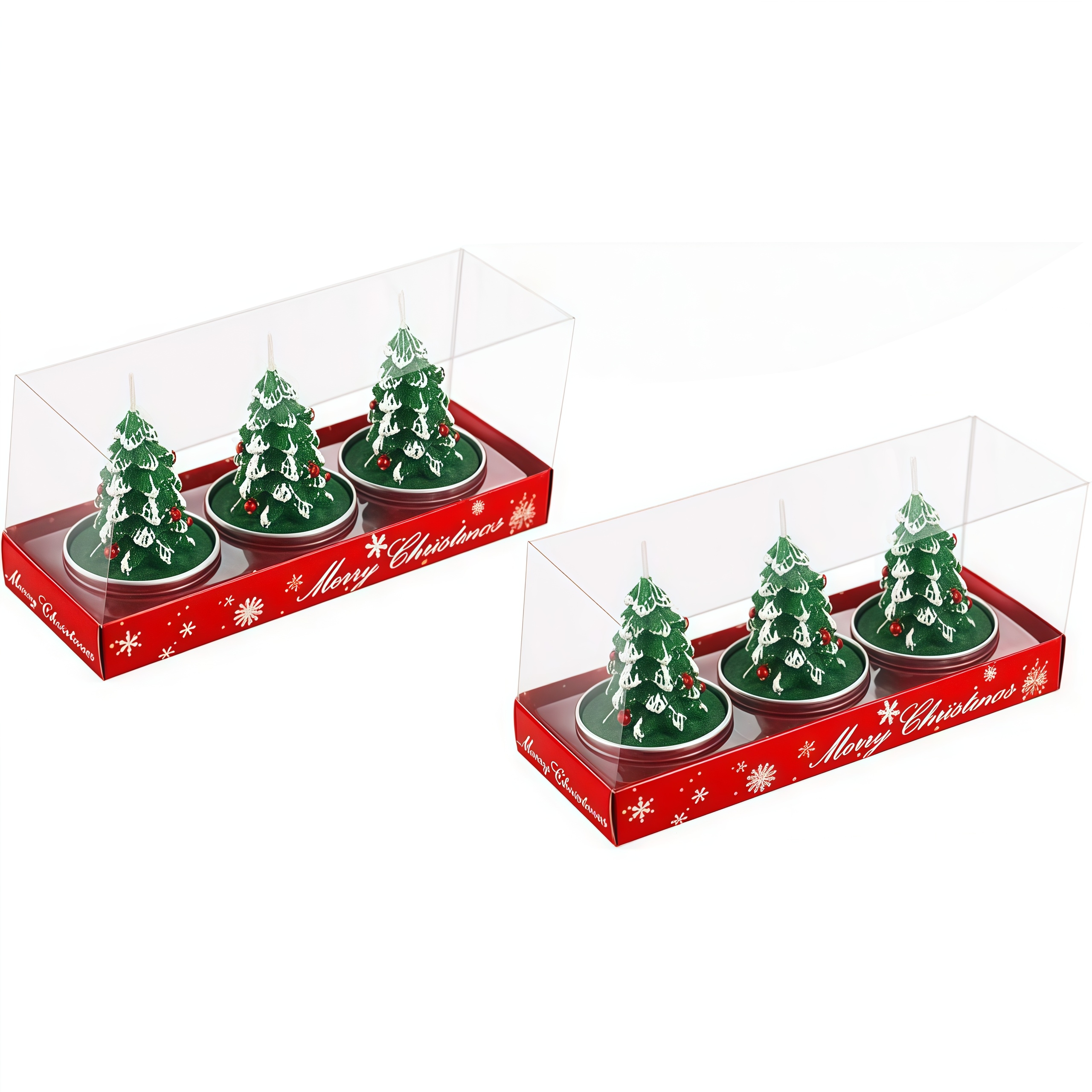 🎄Early Christmas Sale- 6PCS/PACKAGE Handmade Delicate Small Christmas Tealight Candles