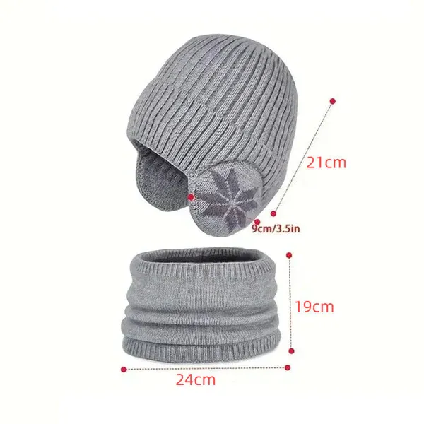 ❄️Winter Beanie Hat Scarf Sets Warm Knit Hat