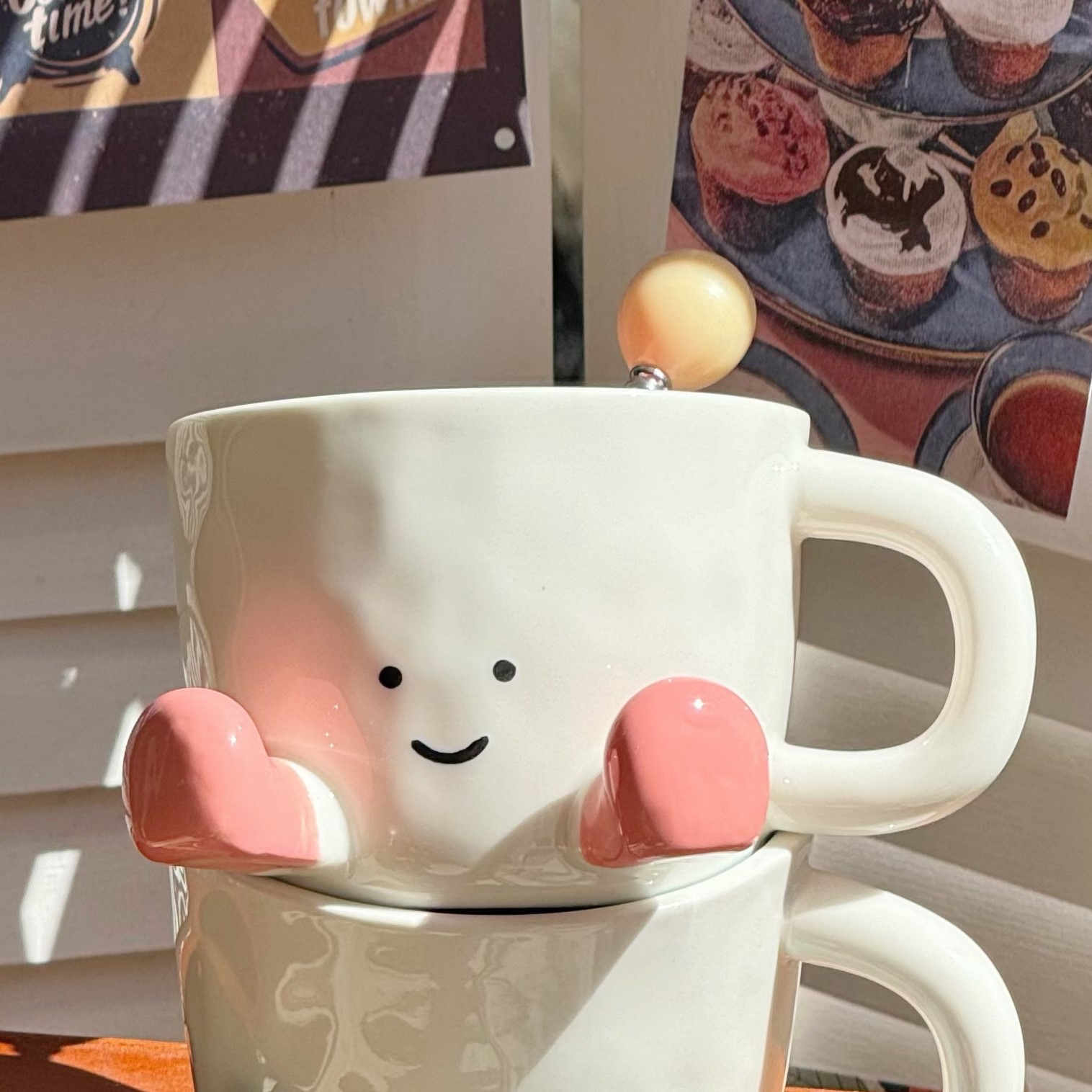 Kawaii Foot-Shaped Ceramic Mug
