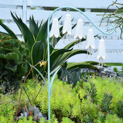 Sping Lily of the Valley Metal Garden Stake Wind Chime