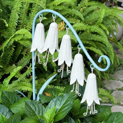 Sping Lily of the Valley Metal Garden Stake Wind Chime