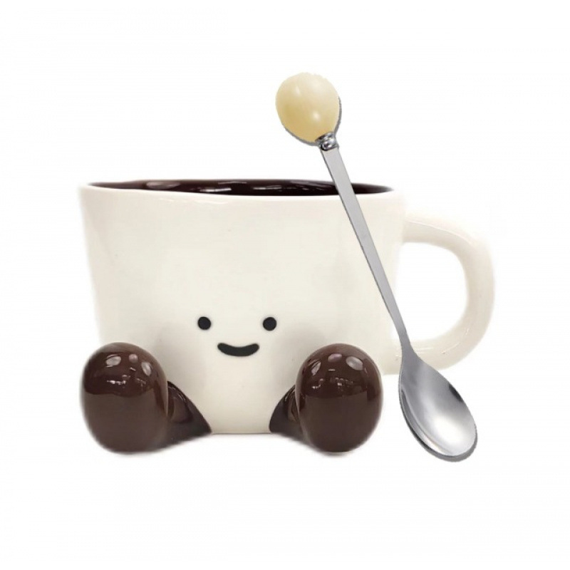 Kawaii Foot-Shaped Ceramic Mug