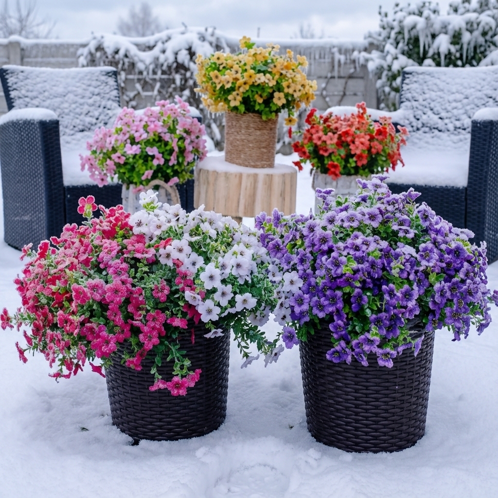 ☀️UV resistant, Waterproof, Windproof 🌪️Artificial Outdoor Flower Bush-keep the spring sunshine for you at all times