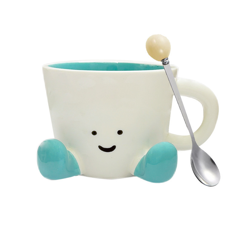 Kawaii Foot-Shaped Ceramic Mug