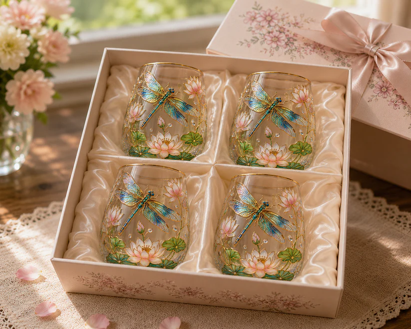 🌸🌿 Limited Edition 2026 Garden Morning Bliss Glass Tea Cup☀️☕