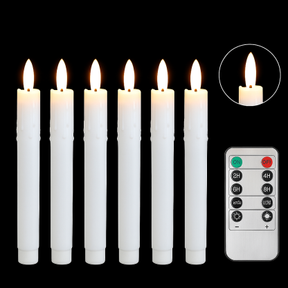 🎄Early Christmas Sale🔥180° Rotatable Extending Wall-Mounted Candle Holder & 6 PCS/Package LED Flameless Candles With A Remote