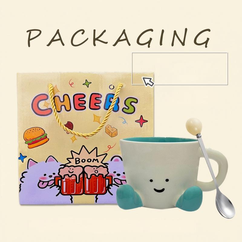 Kawaii Foot-Shaped Ceramic Mug