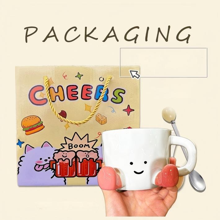 Kawaii Foot-Shaped Ceramic Mug
