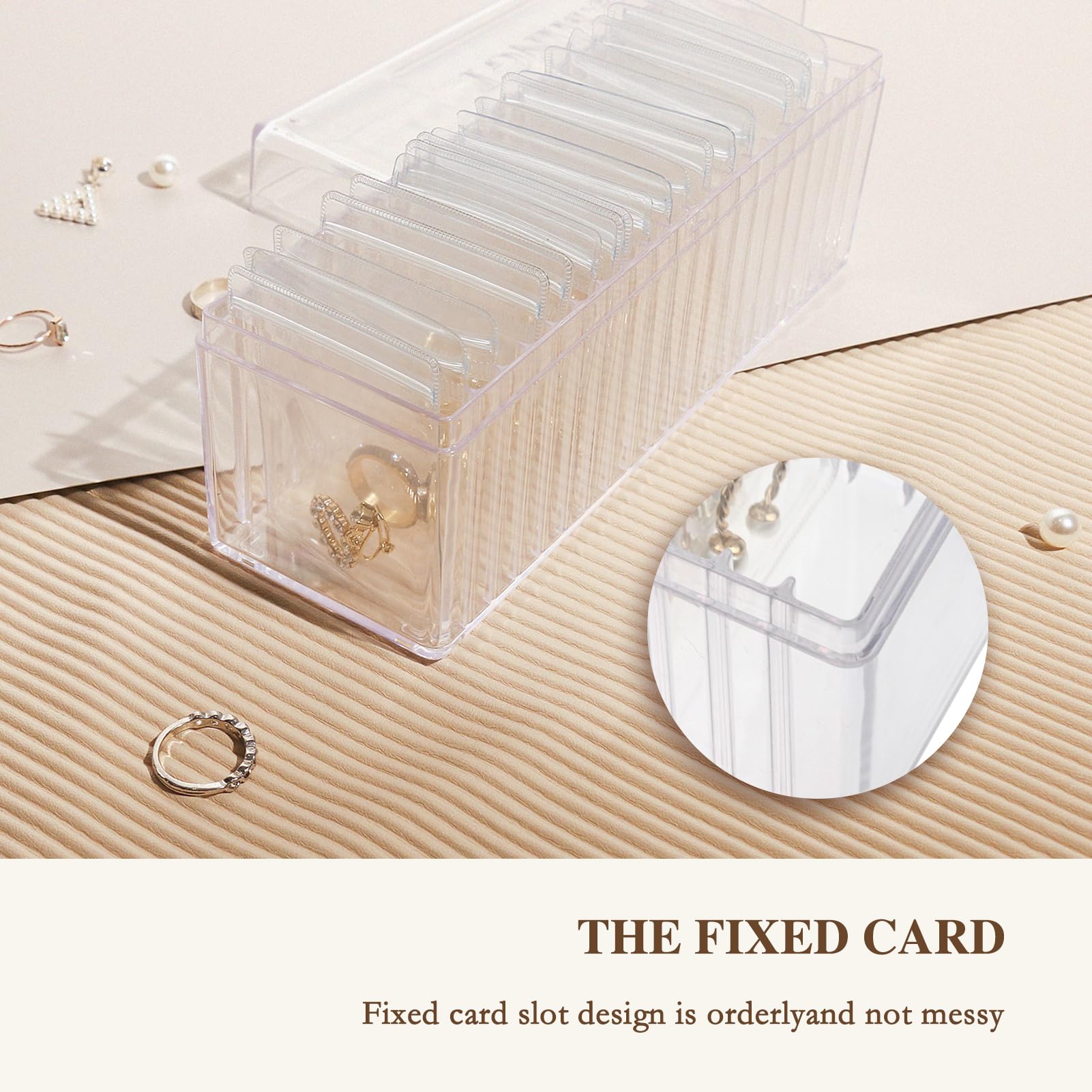 🔥Acrylic Jewelry Box And Portable Anti Tarnish Jewelry Bags