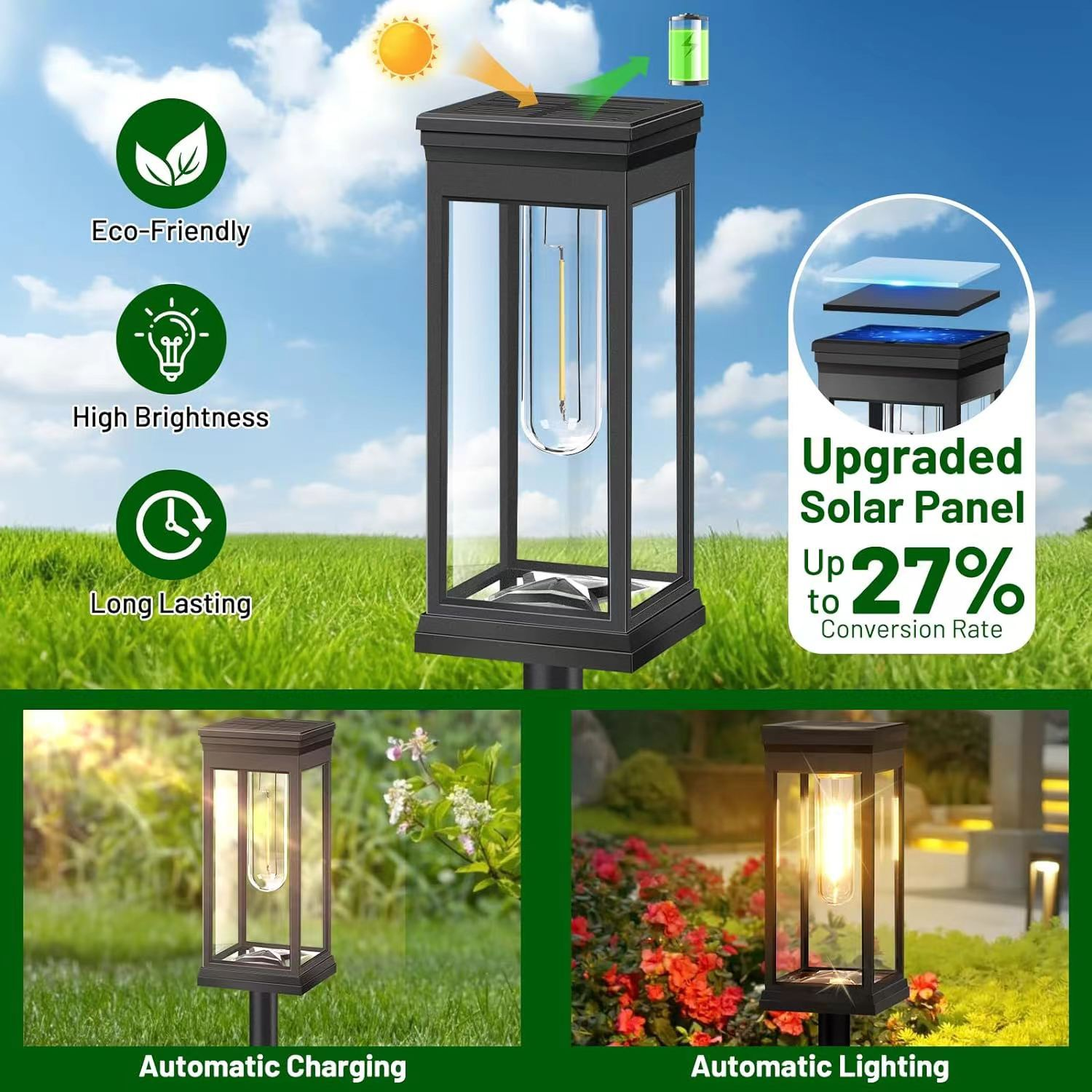 Solar Pathway Lights Outdoor