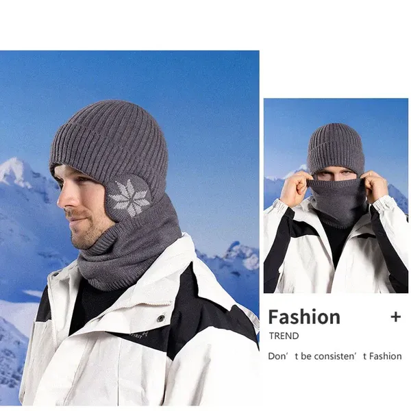 ❄️Winter Beanie Hat Scarf Sets Warm Knit Hat