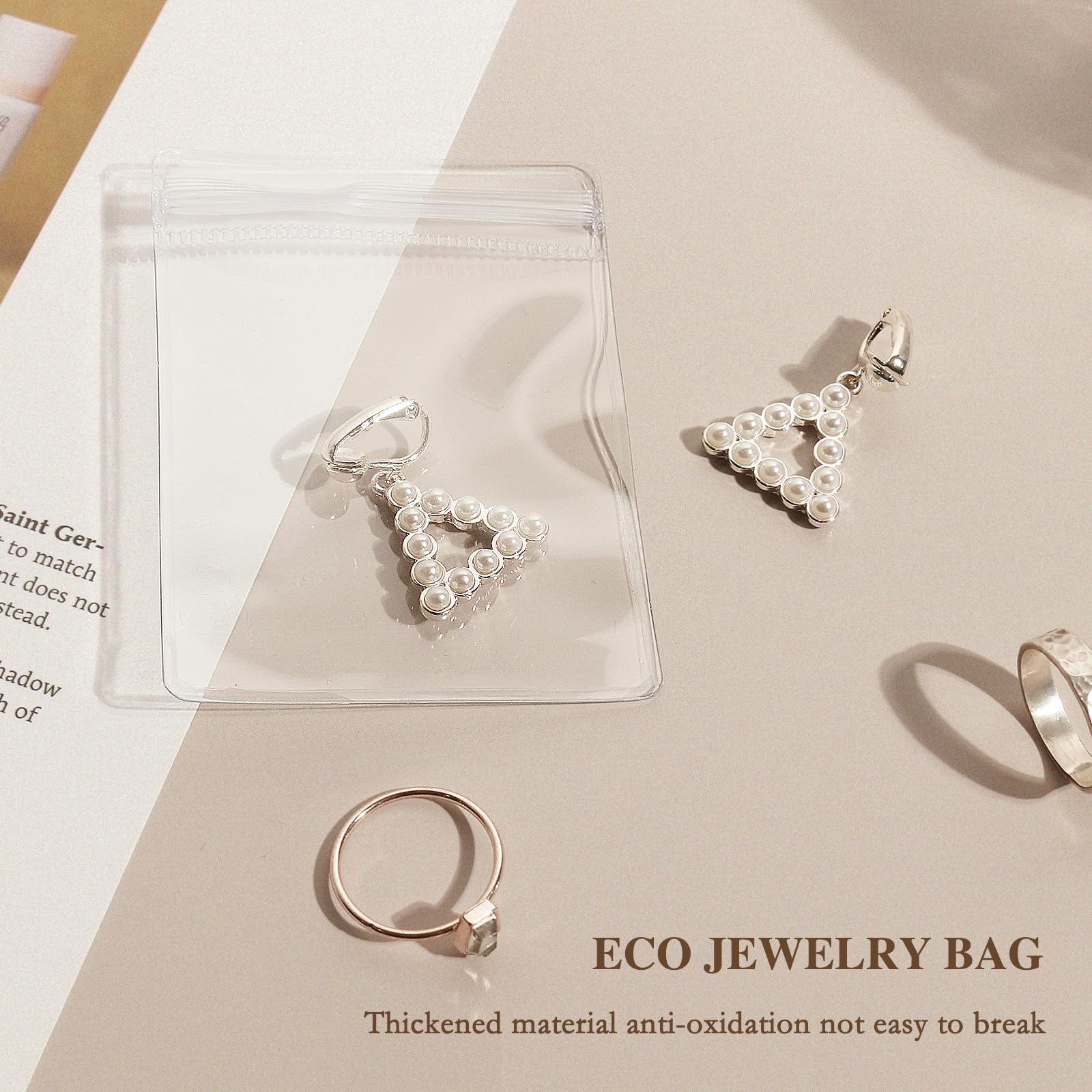 🔥Acrylic Jewelry Box And Portable Anti Tarnish Jewelry Bags