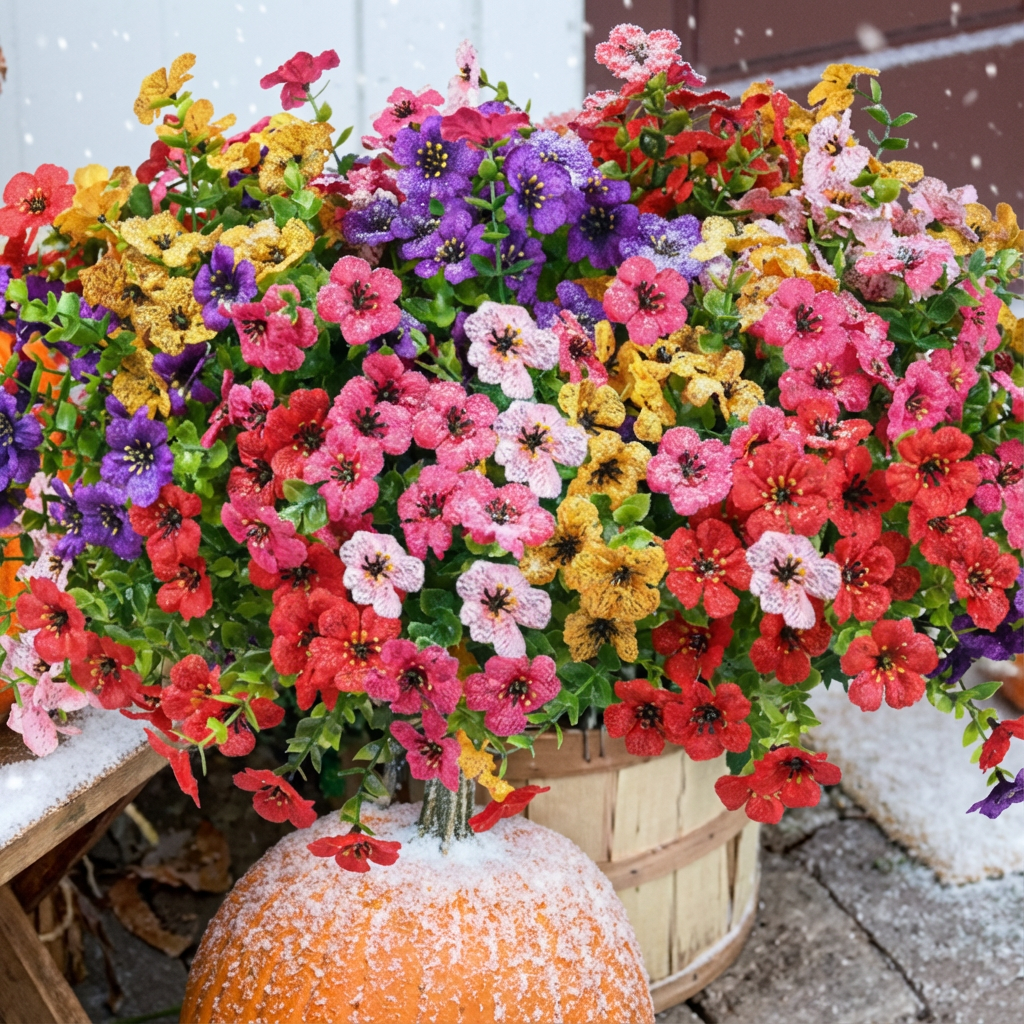 ☀️UV resistant, Waterproof, Windproof 🌪️Artificial Outdoor Flower Bush-keep the spring sunshine for you at all times