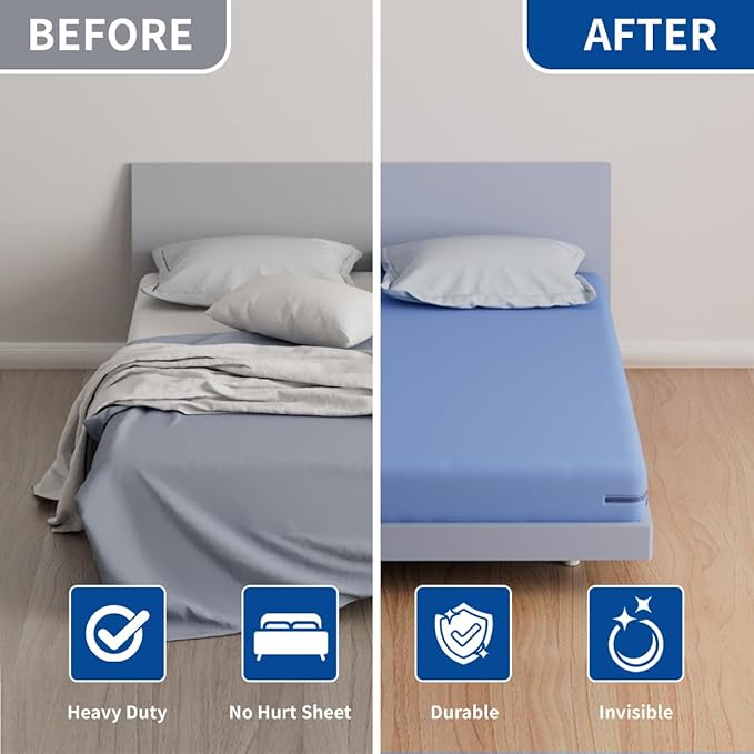 (1 SET-4 Pack) Sheet Holders - Secure Bed Sheets Firmly in Place 