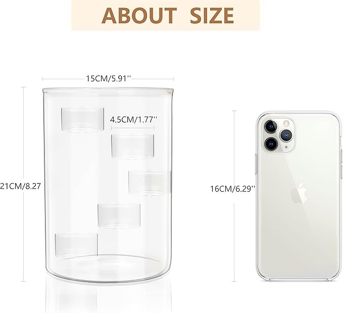 🎄Early Christmas Sale-Modern Clear Cylindrical Glass Tea Light Holder