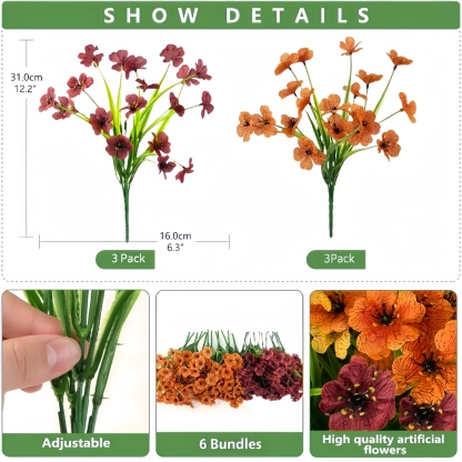 Artificial Faux Silk Daisy Flowers