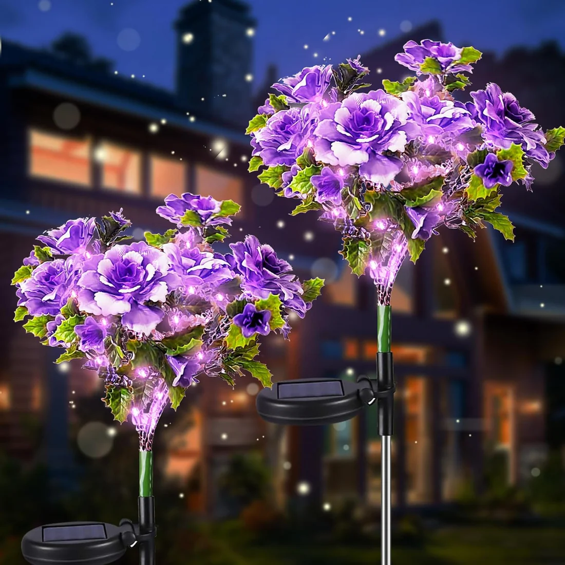 Carnation Flowers Garden Solar StakeLight