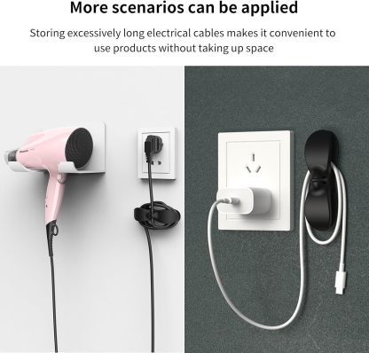 🔥(1 SET=12 PCS) Kitchen Appliance Cord Organizer- Easy Secure Adhesive Cable Management for any Appliance