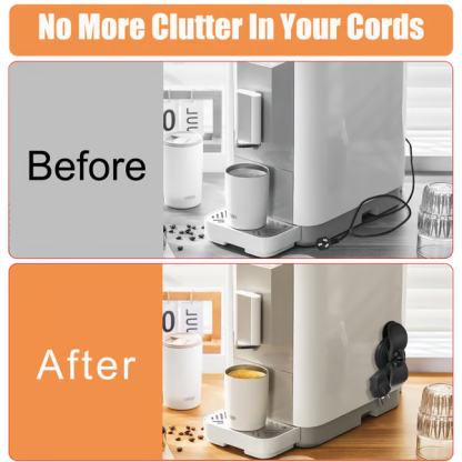 🔥(1 SET=12 PCS) Kitchen Appliance Cord Organizer- Easy Secure Adhesive Cable Management for any Appliance