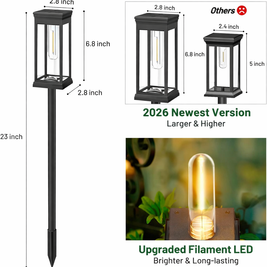 Solar Pathway Lights Outdoor