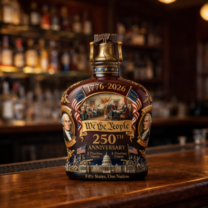 1776-2026, 250TH Anniversary U.S.A. Commemorative Whiskey Bottle