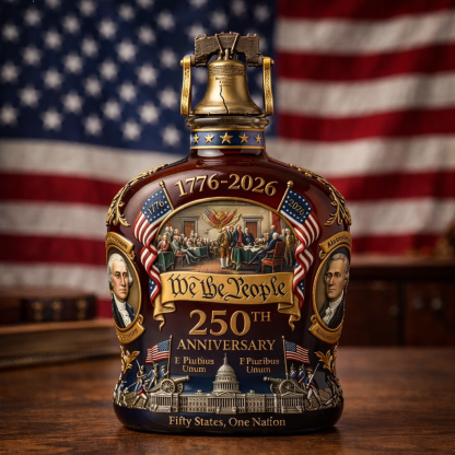 1776-2026, 250TH Anniversary U.S.A. Commemorative Whiskey Bottle