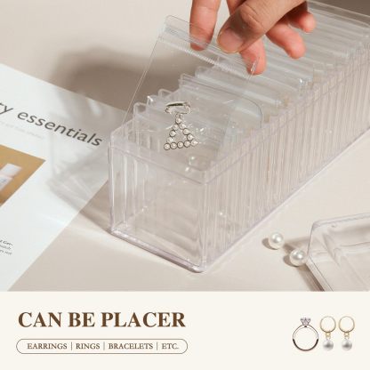 🔥Acrylic Jewelry Box And Portable Anti Tarnish Jewelry Bags