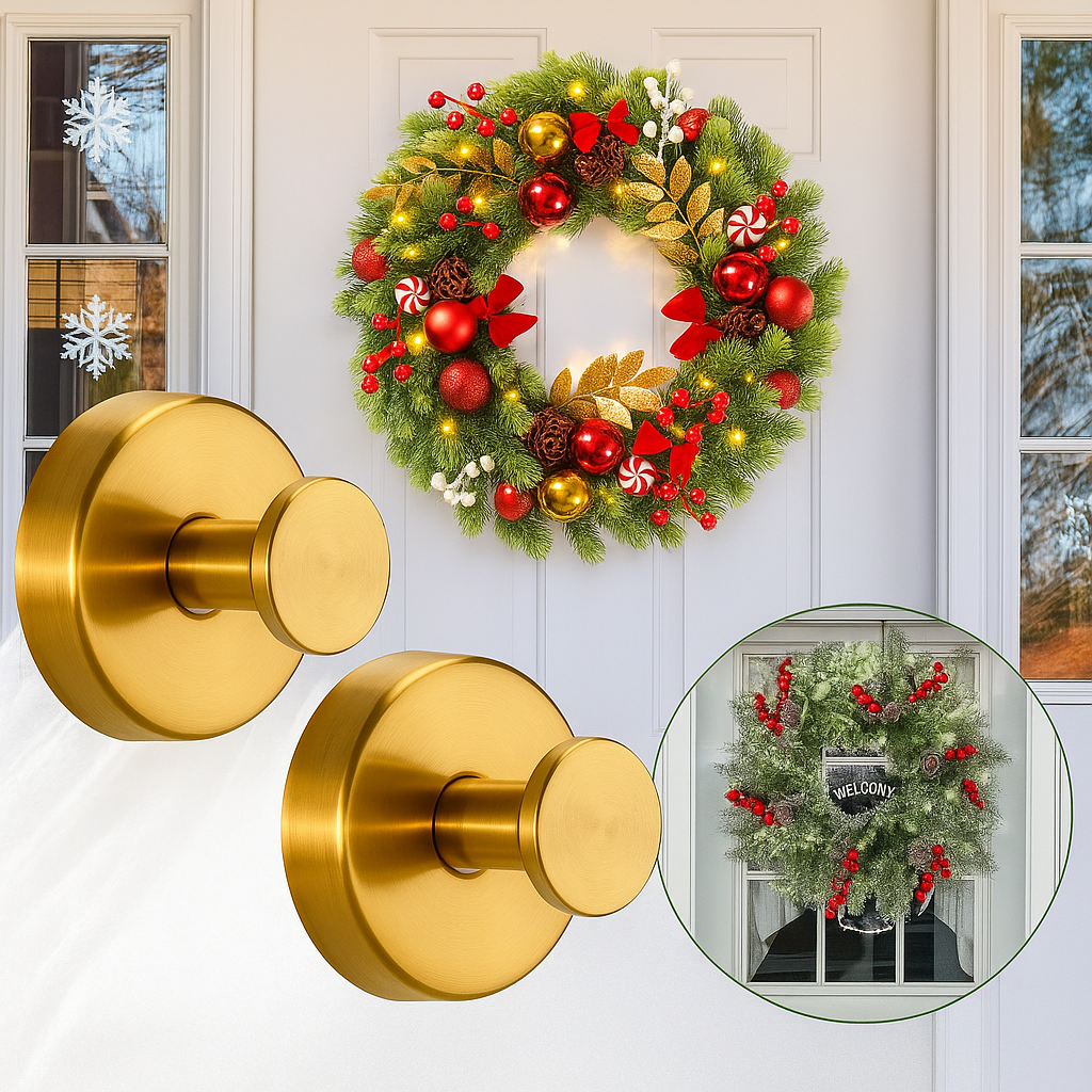 🎃Early Halloween Sale-Upgraded Suction Fall/Halloween Wreath Hangers