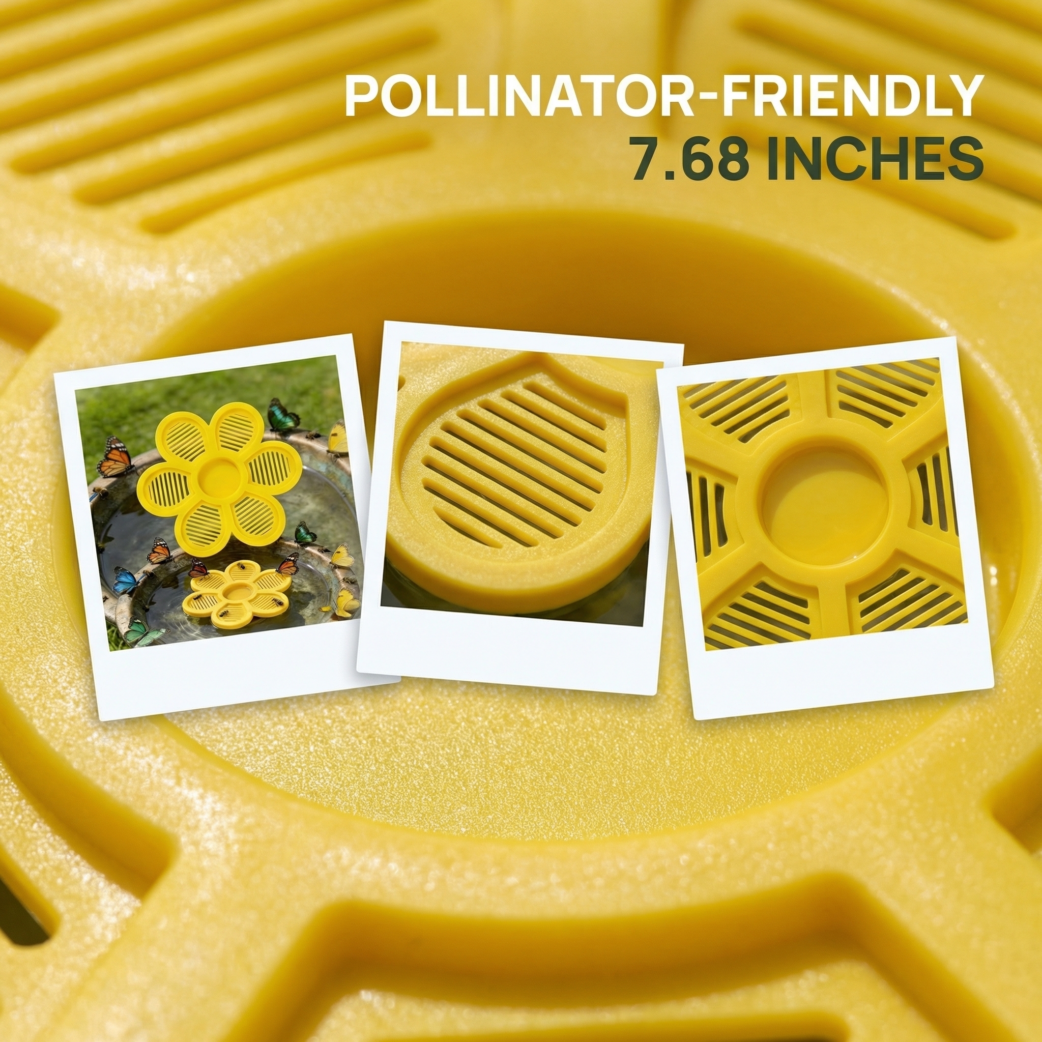 Flower-Shaped Floating Bee Station