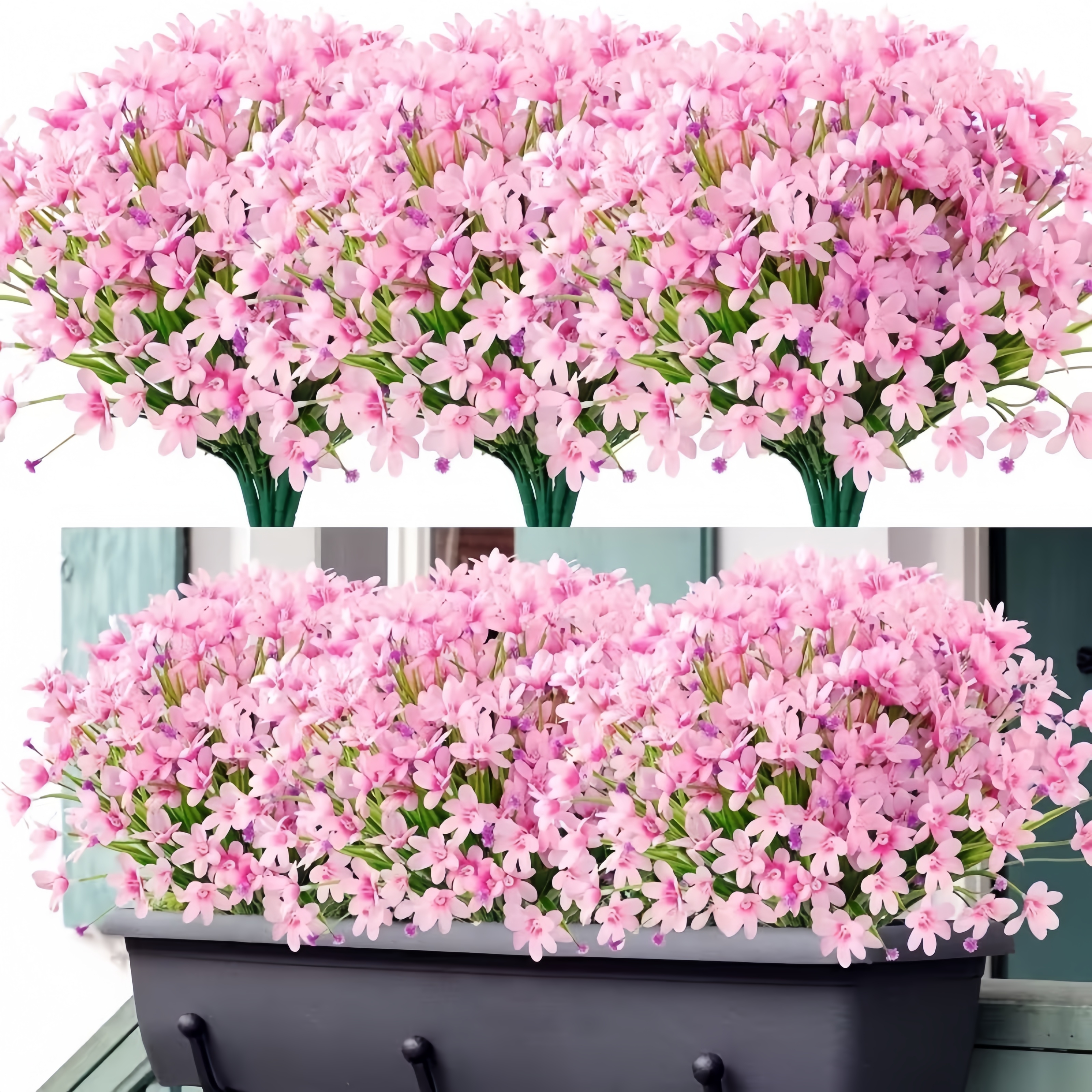 Bring instant spring charm to your space with these beautifully crafted artificial daffodil bouquets. Designed with vibrant colors and delicate petal details, each bundle looks incredibly real—without the need for watering or maintenance.  Whether placed