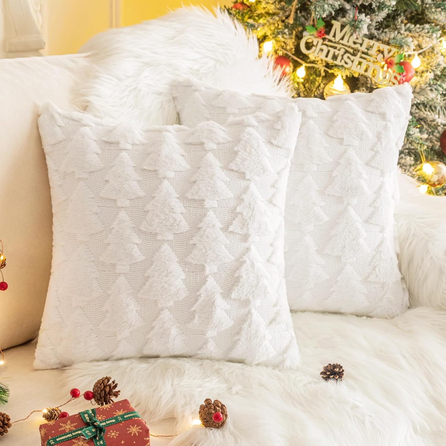 🎄 Early Christmas Sale 🎅 Christmas Patterns Pillow Covers--Buy 4 Free Shipping