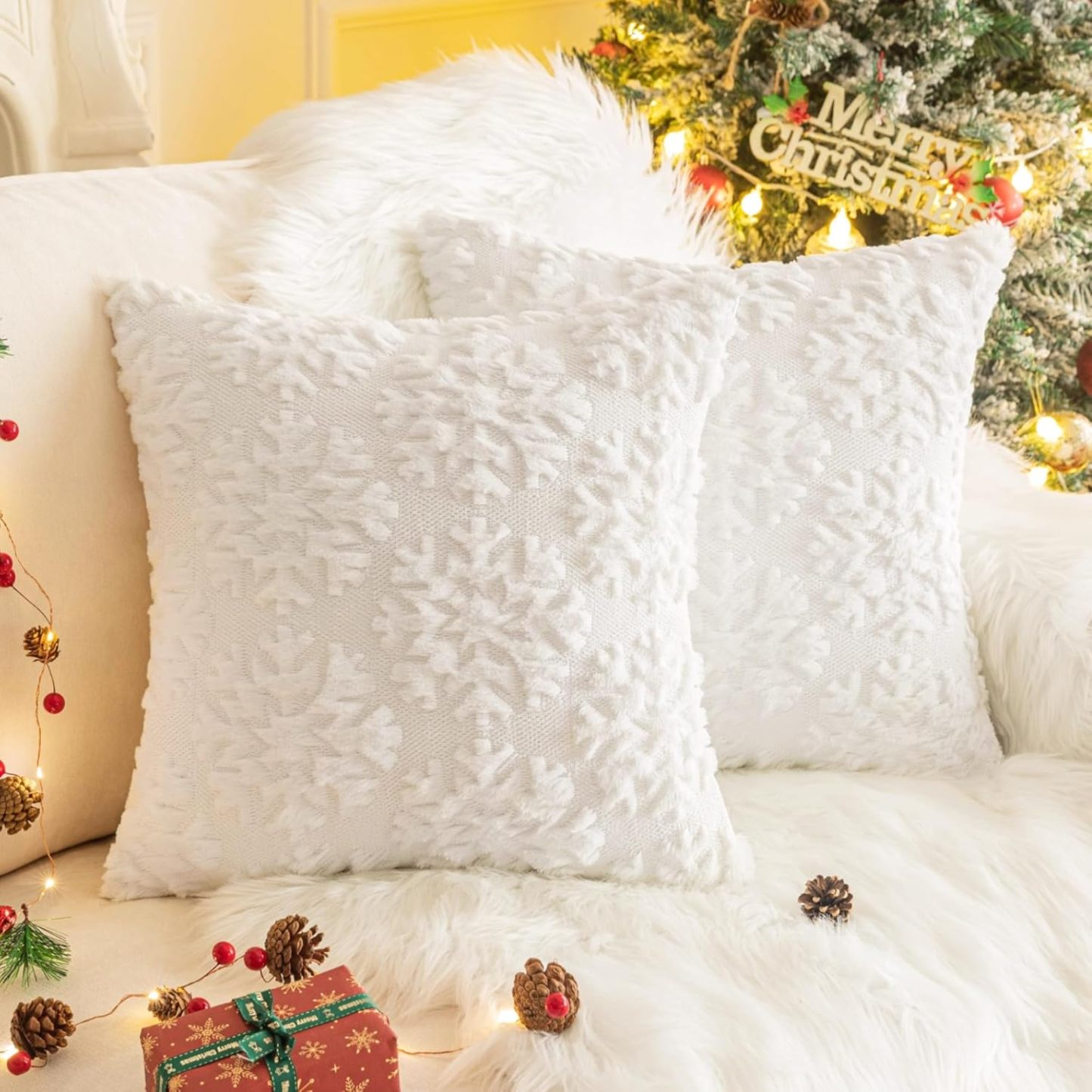 🎄 Early Christmas Sale 🎅 Christmas Patterns Pillow Covers--Buy 4 Free Shipping