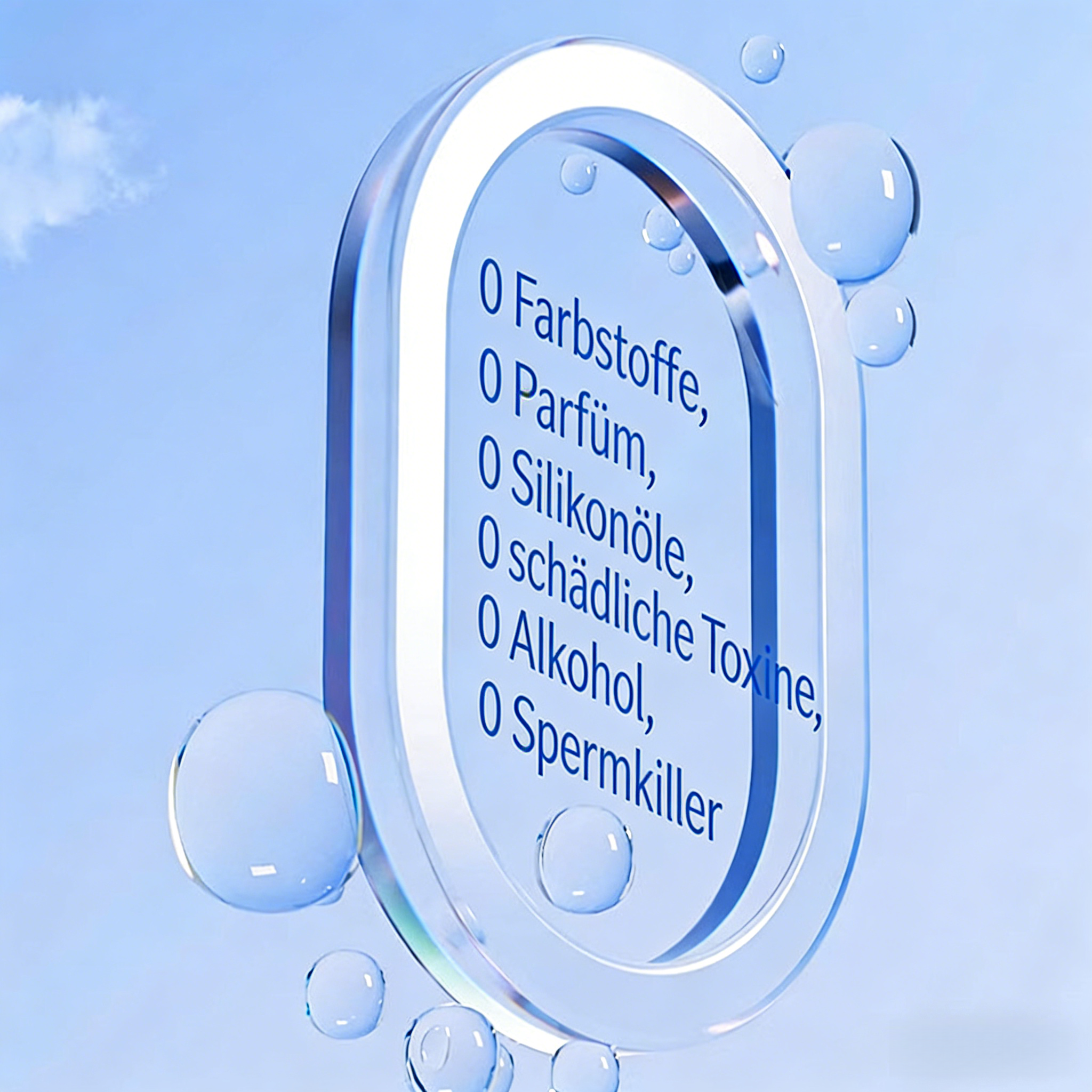 Gel Lubrifiant Smooth & Safe 100 ml – Bleu, Sans goût, Respectueux de la peau