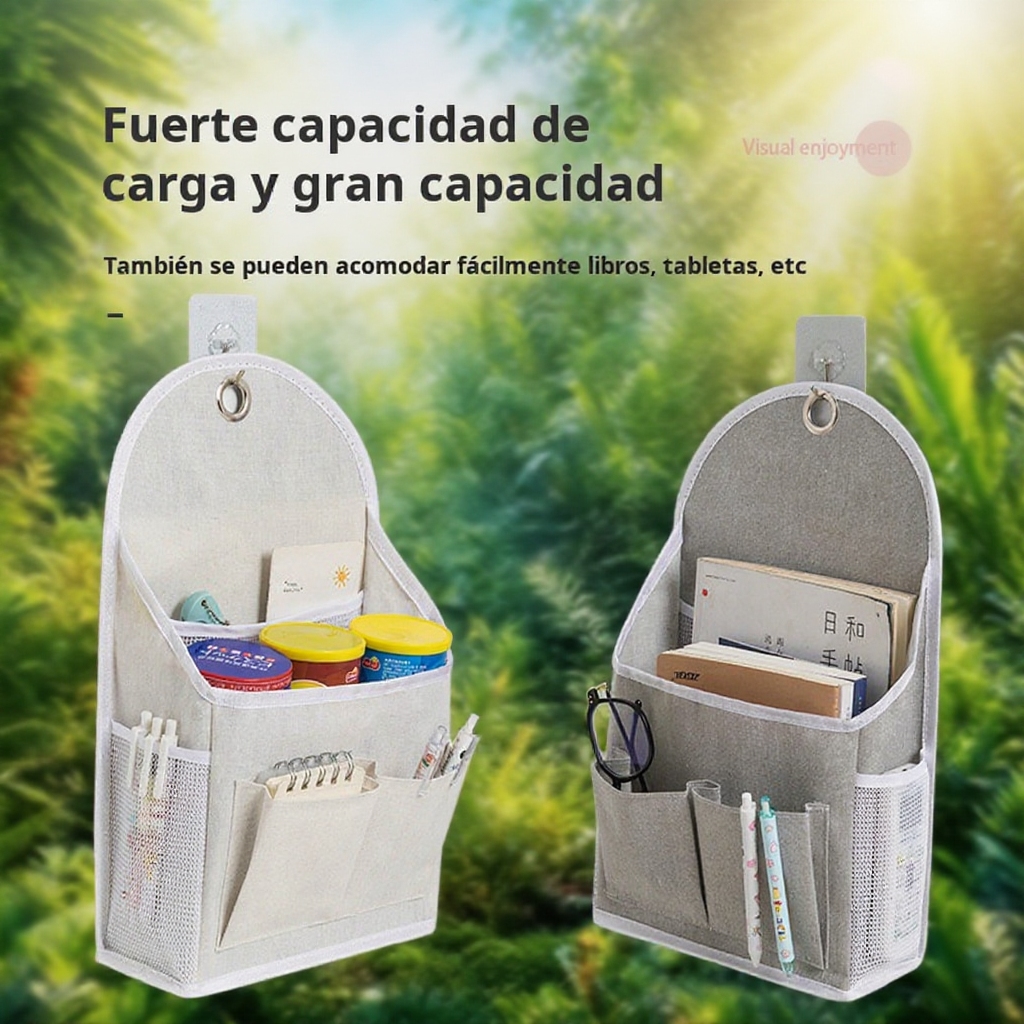 Bolsillo de tela para colgar en la pared