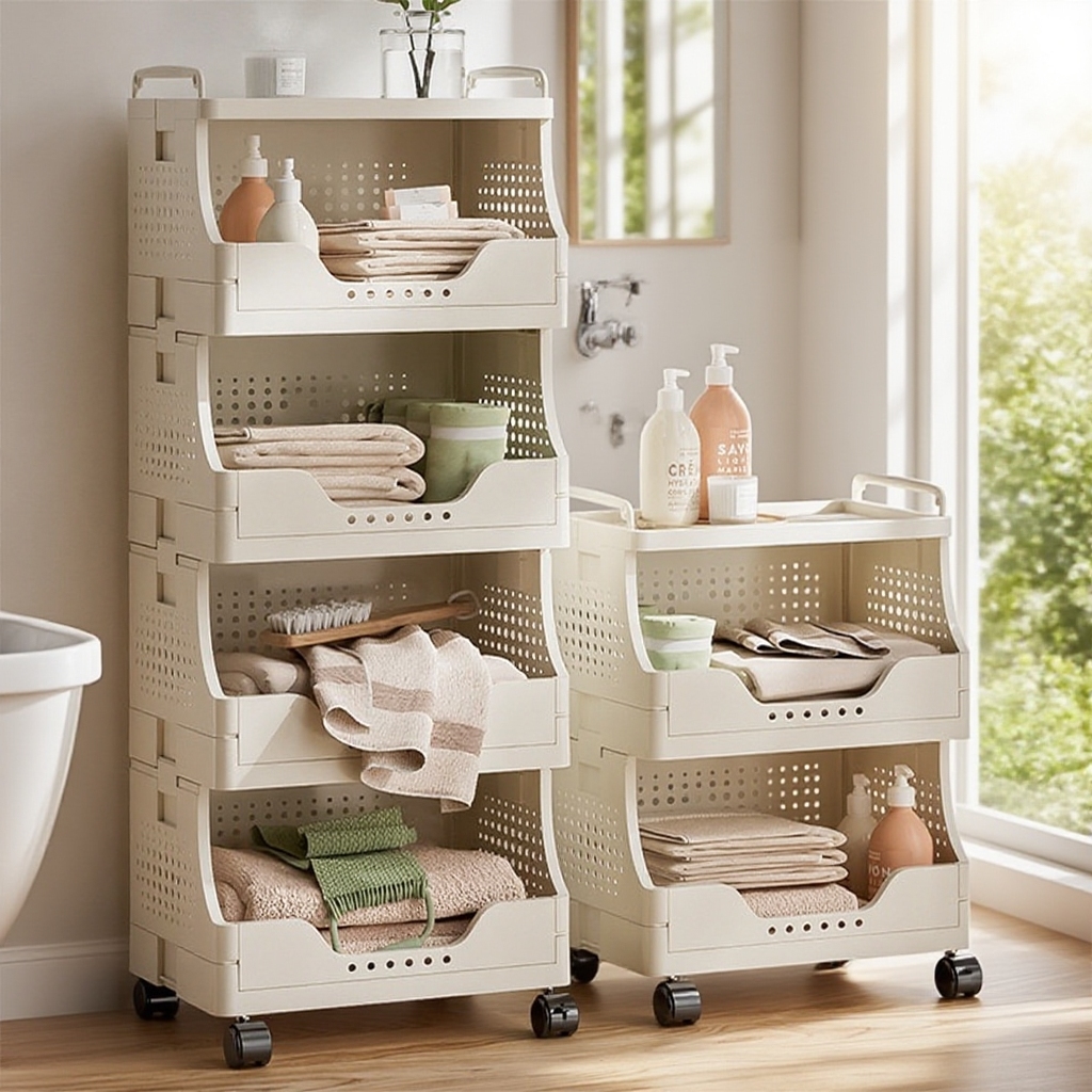 Cesto de ropa sucia plegable para el hogar