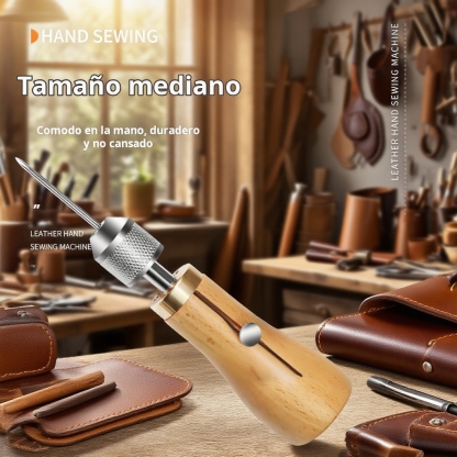 Máquina de coser manual de cuero para DIY