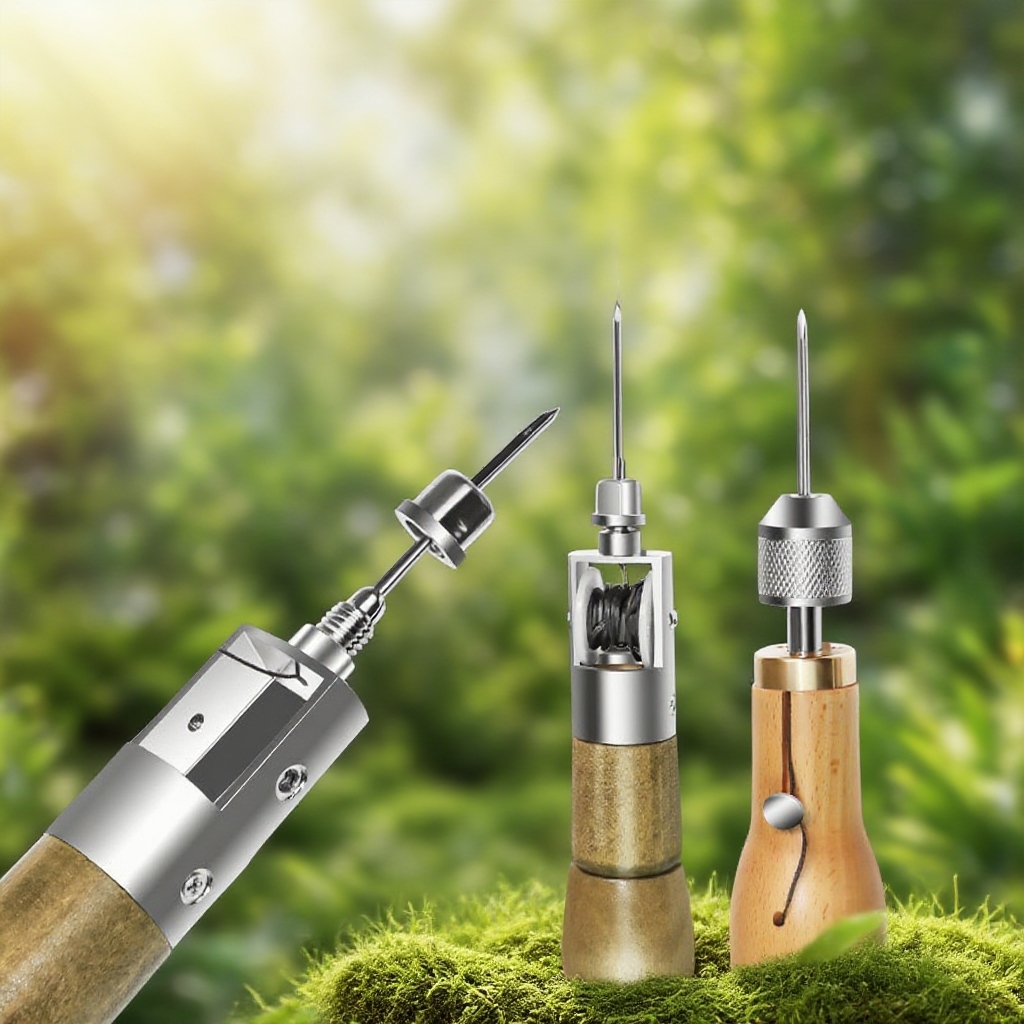 Máquina de coser manual de cuero para DIY