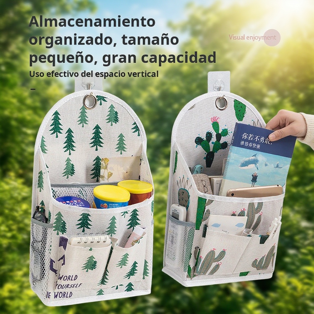 Bolsillo de tela para colgar en la pared