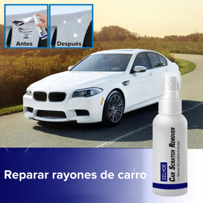 Remoción de rayones de carro en aerosol