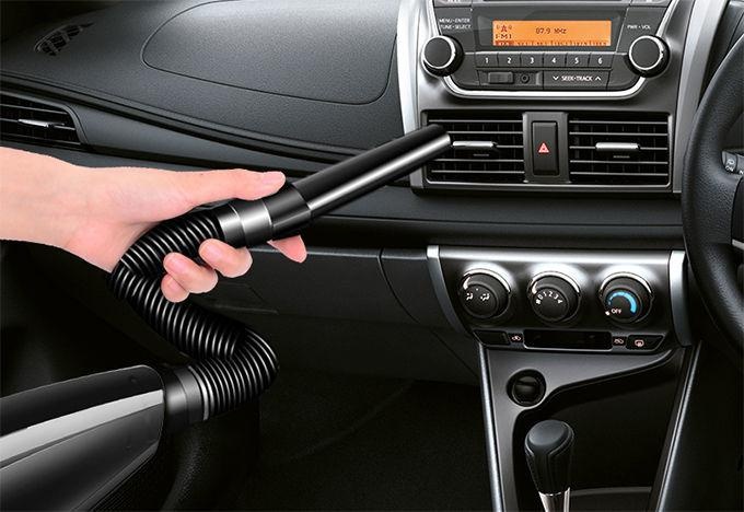 Portable car vacuum cleaner for easy car interior cleaning