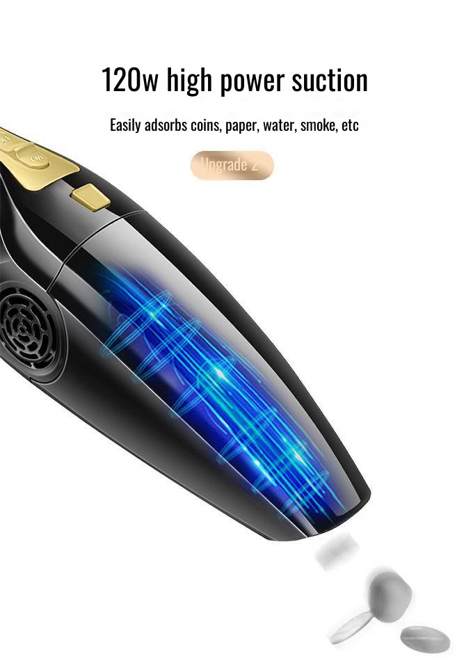 Strong suction car vacuum cleaning tight spaces