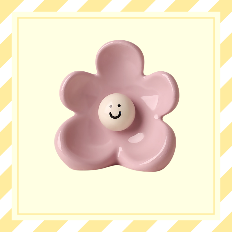 Ceramic high value cute style flower vase decorati