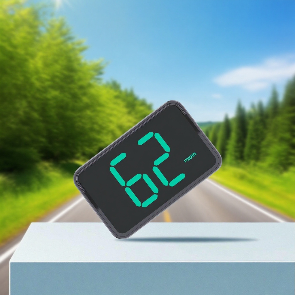 Universal Car GPS Beidou Speedometer front view