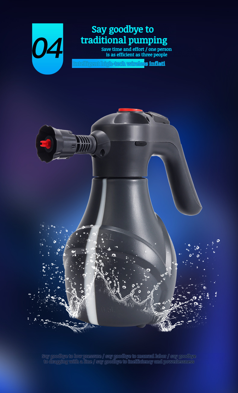 Electric foam spray machine for home use