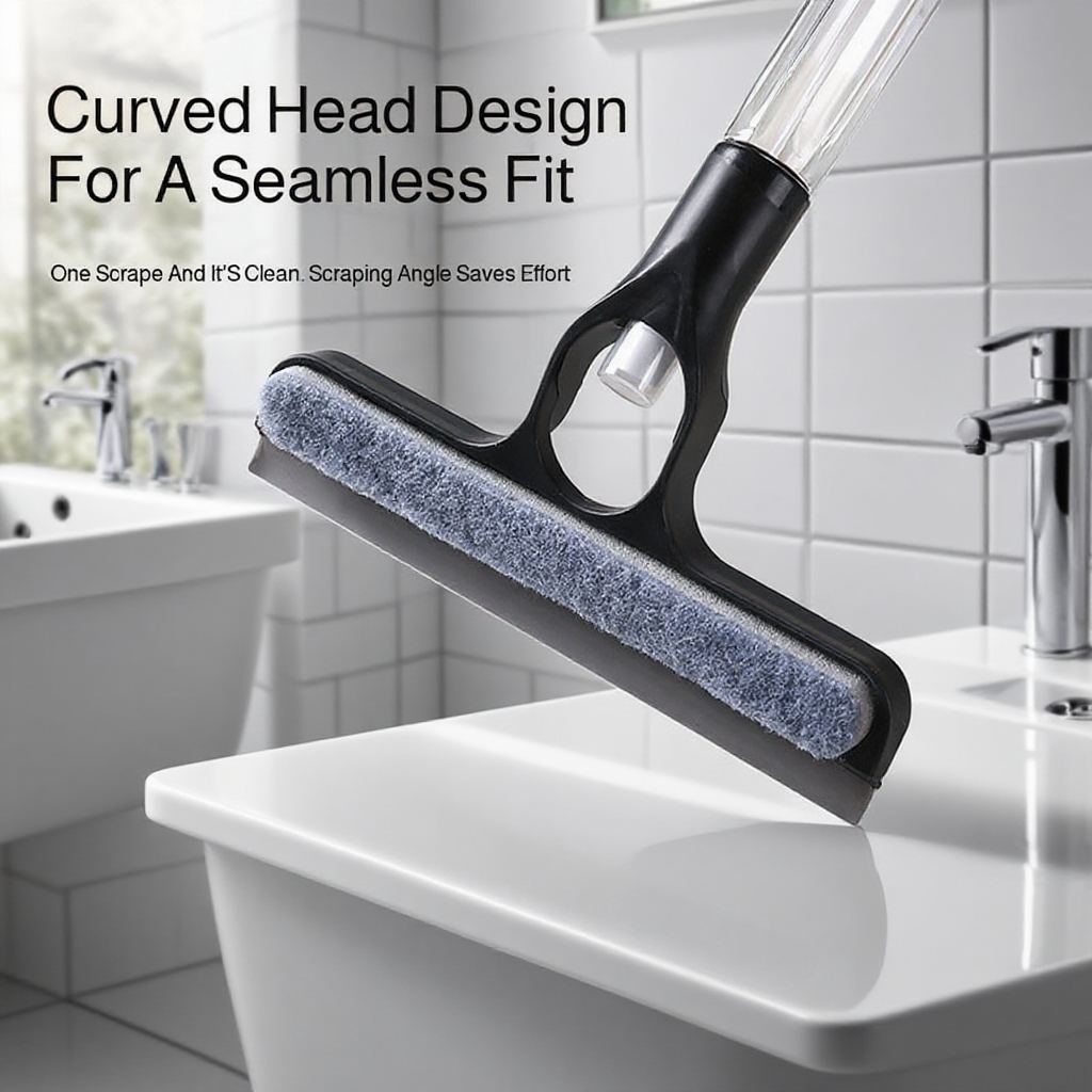 Double-Sided Spray Bottle Extendable Glass Wiper