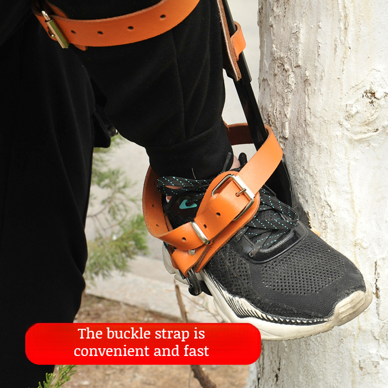 Durable adjustable climbing shoe spikes for outdoor use