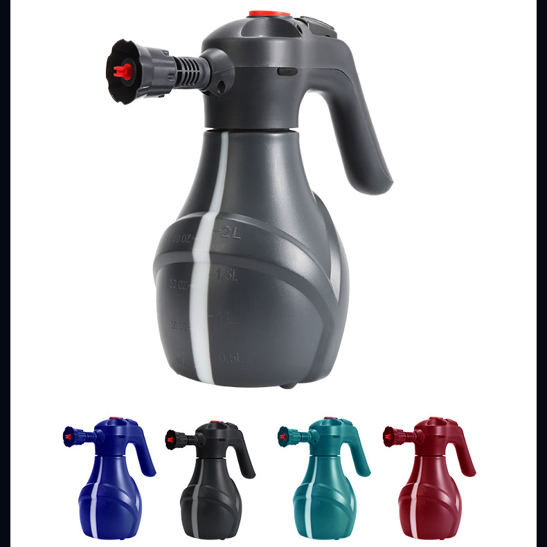Efficient electric foam sprayer with ergonomic design